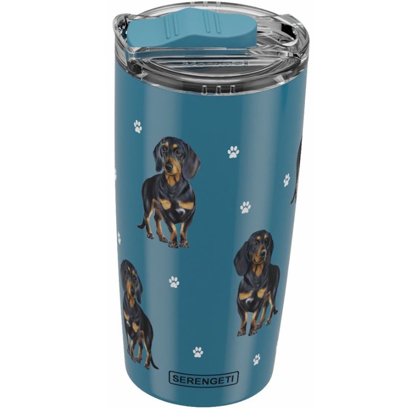 Dachshund Black Tumbler